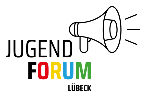 Logo Jugendforum Lübeck: Megafon